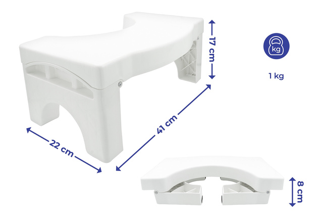 Taburet de baie, plastic