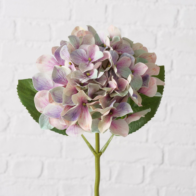 Hortensie artificială pe tulpină, 46 cm