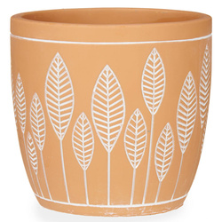 Husa ghiveci din teracota LEAVES