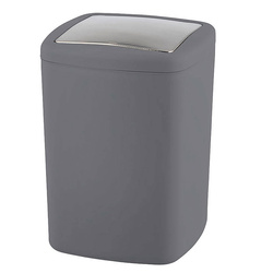 Coș de gunoi BARCELONA, Antracit, 8,5 L, WENKO