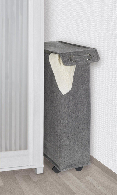 Coș de rufe cu roti si capac, 43 L, WENKO