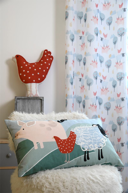 Perna pentru copii TOM, 100% bumbac, 30 x 50 cm