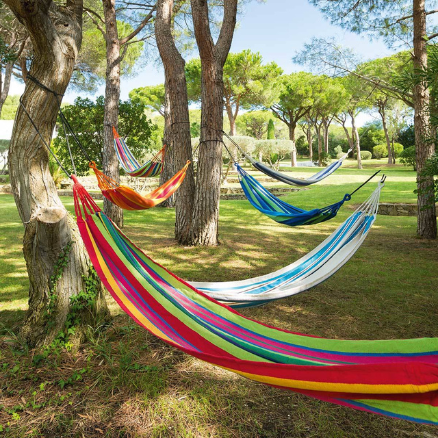 Hamac YAQUI, 200 x 80 cm, bumbac sintetic, albastru