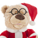Ursulet de plus interactiv in costum de Mos Craciun, 27 cm