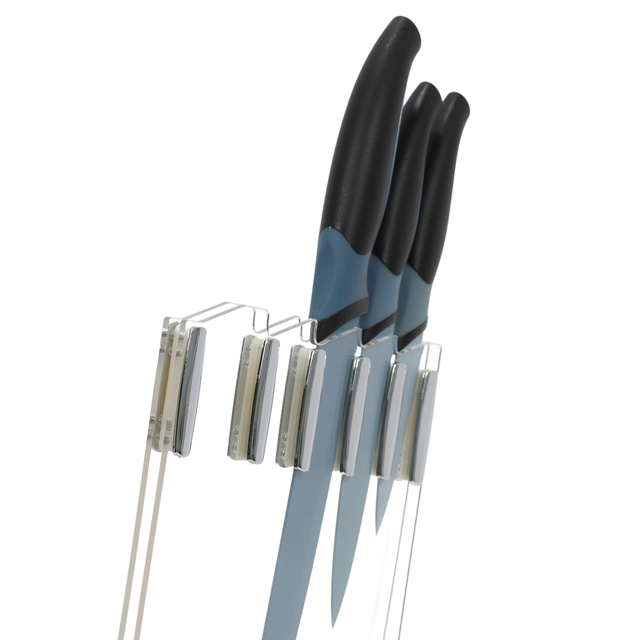 Set cuțite de bucătărie + suport, 5 buc.