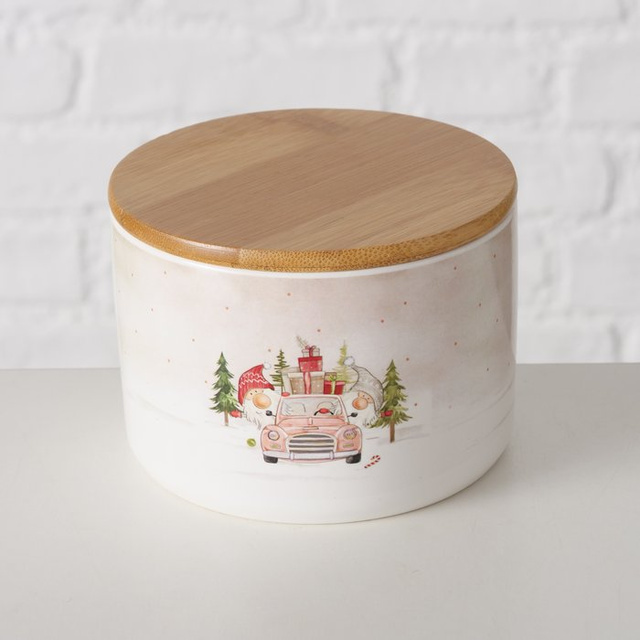 Set de recipiente ceramice pentru depozitare CARRIE, Ø 11-16 cm