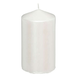Lumanare cilindrica, lucioasa, 12 cm