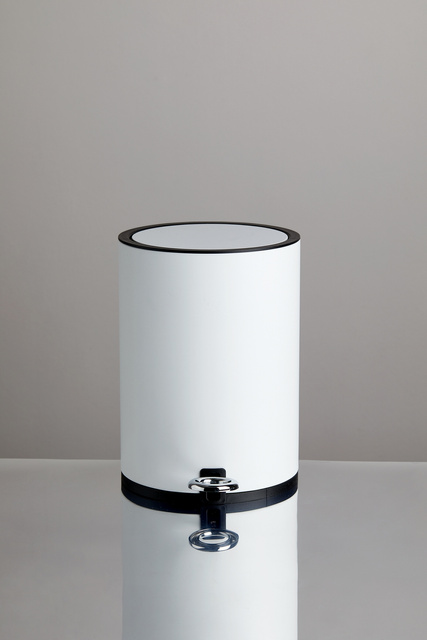 Cos de gunoi, Alb, 3 L, Wenko