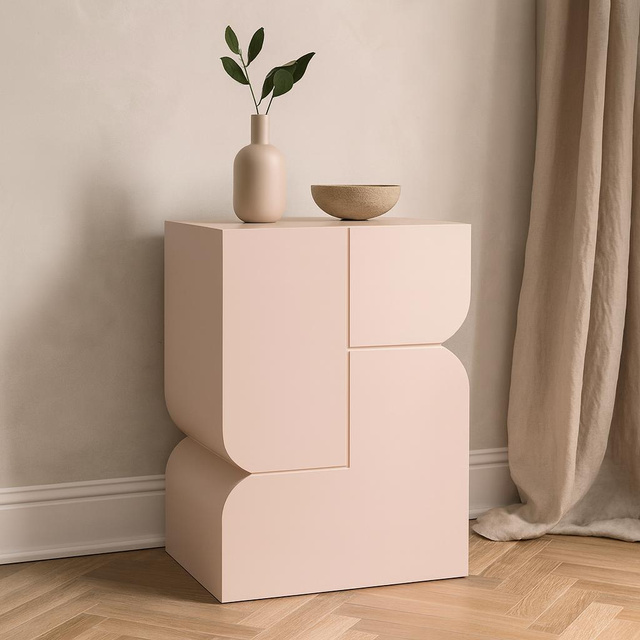 Masa auxiliară HUE, 30,5 x 20 x 42,5 cm, taupe