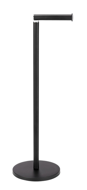 Suport pentru hârtie igienică cu mâner, Wenko, negru