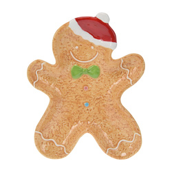 Tava de Crăciun în formă de turtă dulce, 22 x 19 cm, COOKIE