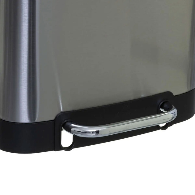 Cos de gunoi din metal, cu pedala, 30L