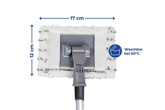 Mop PROFI pentru curățarea băii, podelelor și plăcilor + două lavete
