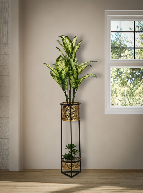 Suport pentru flori cu două etaje, Ø 23 x 80 cm