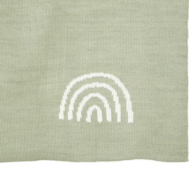 Pătură pentru copii, model curcubeu, 100 x 80 cm