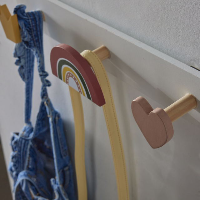 Cuier pentru haine pentru copii HEAD IN THE CLOUDS, 48 x 7 x 5,5 cm