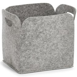 Cos depozitare, Gri, 30x24x30 cm, Zeller