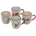 Set de căni festive, 4 x 200 ml