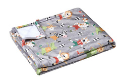 Pătură pentru copii MARACANA minge de fotbal, 130 x 160 cm