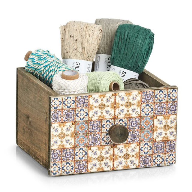 Cutie decorativa pentru flori MOSAIC, 17 x 18,5 x 11,5 cm, ZELLER