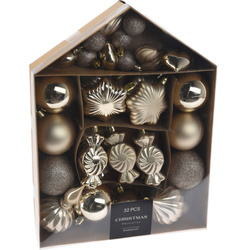 Set de globuri în diferite forme, 32 de bucăți.