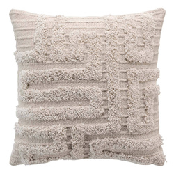 Fata de perna decorativa ZELIE boho, bumbac, 40 x 40 cm