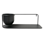 Raft metalic cu capac pentru plante PLUTO, 55 x 18 cm