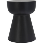 Meseu lateral minimalist din placă de magneziu, con, 33 x 43 cm