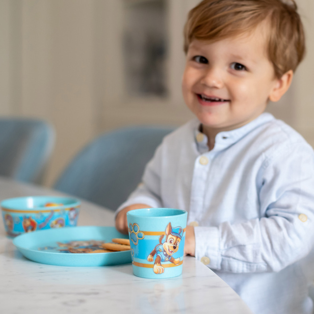 Farfurie cu bol si cană Patrula Catelusilor