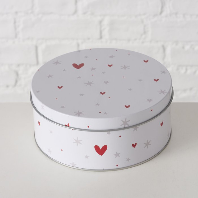 Set de trei cutii de depozitare ANELLA, Ø 14-20 cm