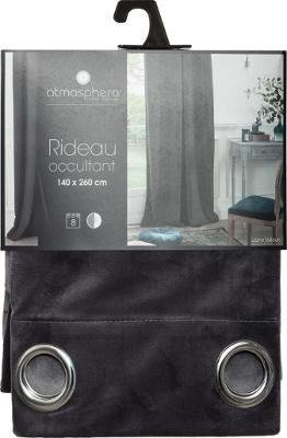 Perdea semiopaca cu inele 140 x 260 cm