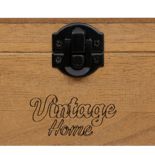 Cutie de bijuterii BE VINTAGE, 3 compartimente, 25 x 6,8 x 10,5 cm