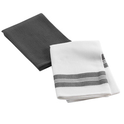 Set 2 prosoape de bucatarie din bumbac AUBERGE, 50 x 70 cm