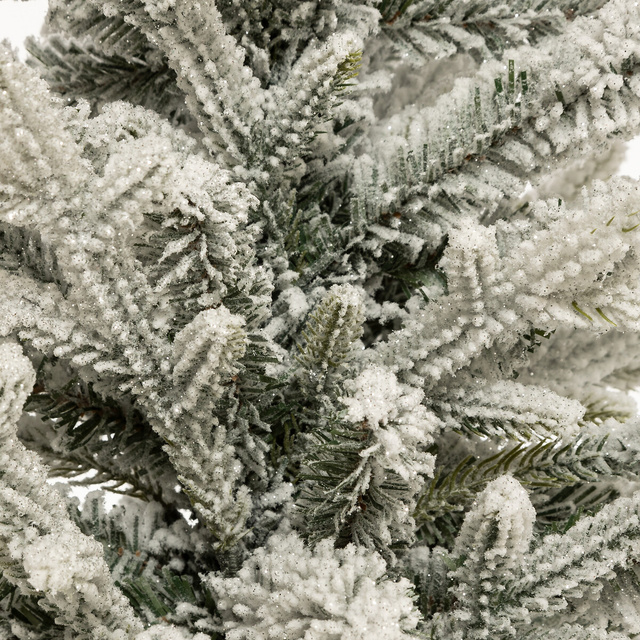 Brad artificial acoperit cu zapada, 70 cm