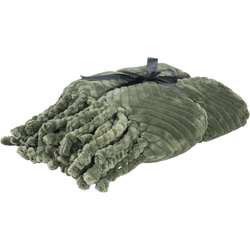 Pătură boho cu ciucuri, 100% poliester, 130 x 160 cm