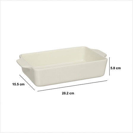 Vas ceramic dreptunghiular WIW, 23 x 14 cm