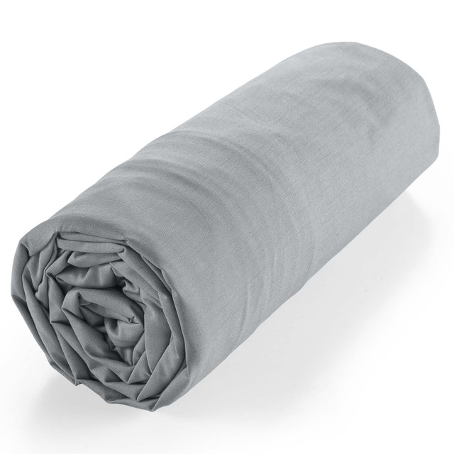 Cearceaf dublu din bumbac organic, BIOLINA, 90 x 190 cm