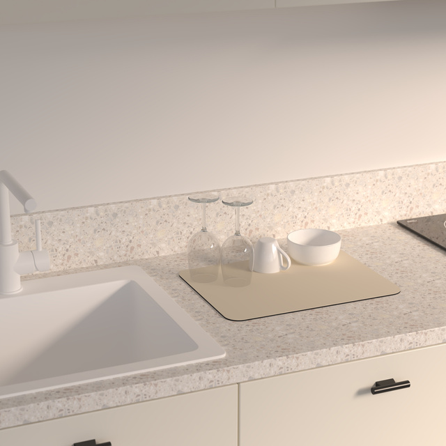 Covoraș de uscare diatomit pentru vase, 40 x 30 cm