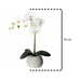 Orhidee artificială într-un ghiveci ceramic de 50 cm