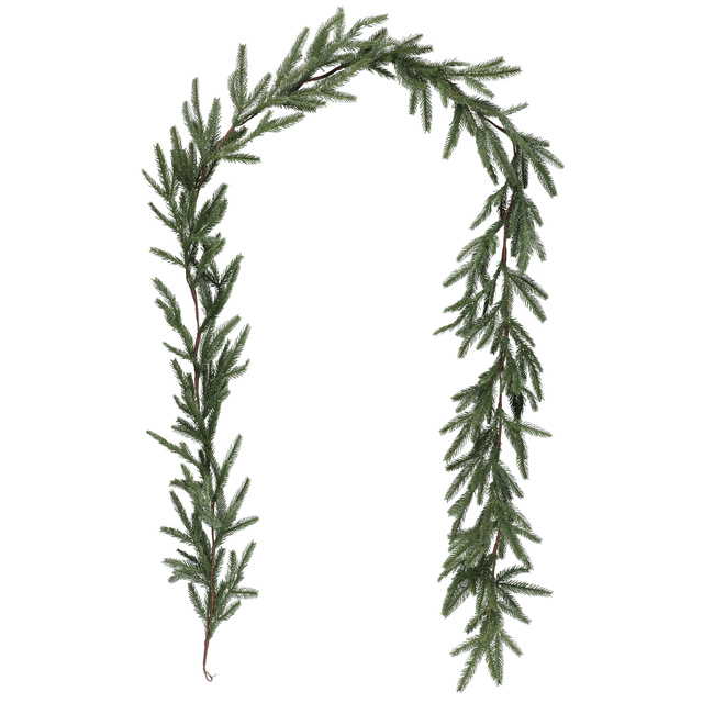 Ghirlandă decorativă, crenguțe de pin, 275 cm