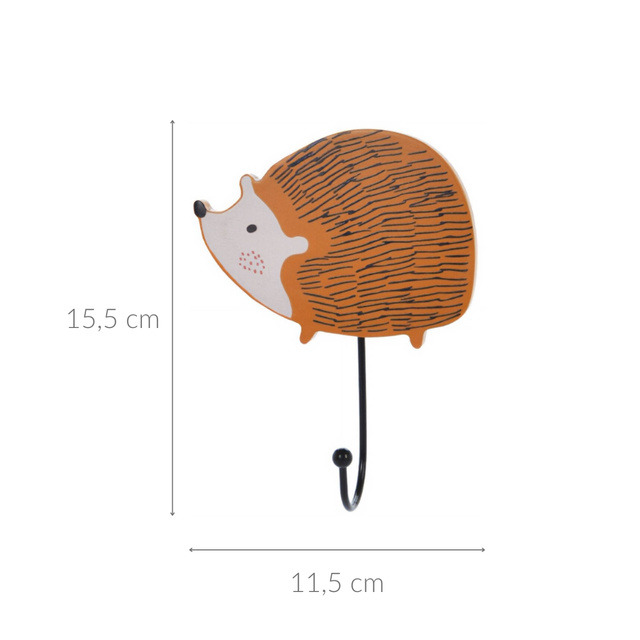 Umeraș pentru haine pentru copii ANIMALE DIN PĂDURE, 1 cârlig