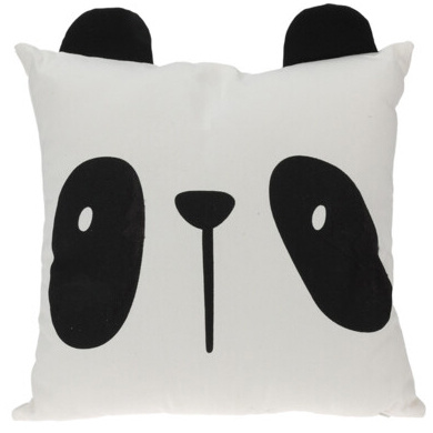 Perna de plus cu urechi Safari, din bumbac, 40 x 40 cm