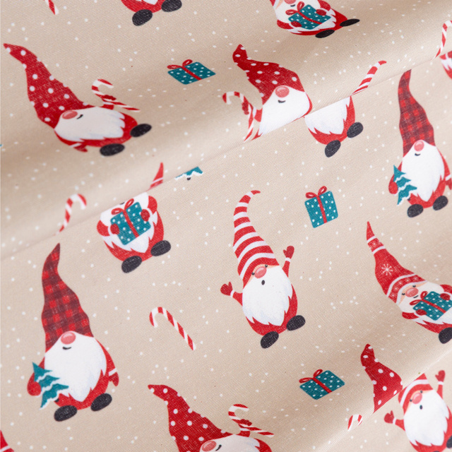 Culoar pentru masă, spiriduși de sărbătoare, 28 x 300 cm