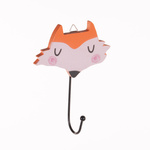 Umeraș pentru haine pentru copii ANIMALE DIN PĂDURE, 1 cârlig