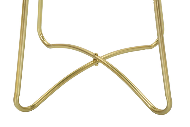 Măsuță rotundă GRENT din metal vopsit electrostatic, Ø 45 cm