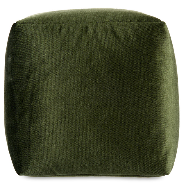 Puf tapitat cu catifea, 30 x 30 cm