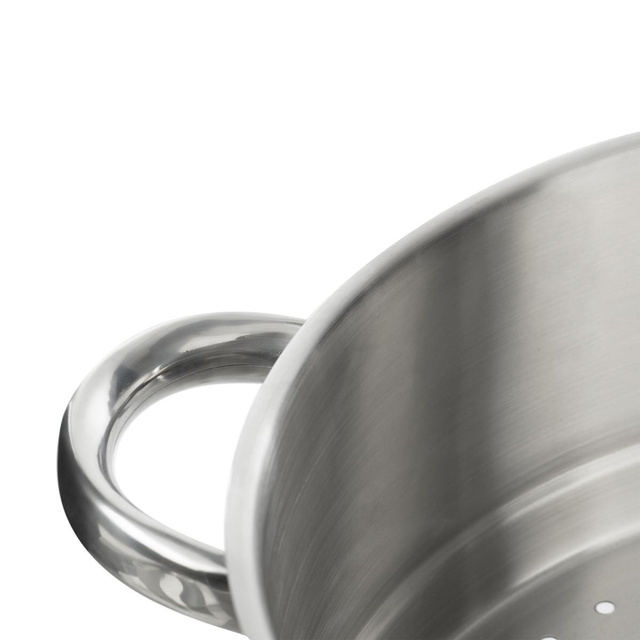 Oala de abur cu capac, Ø 26 cm, otel inoxidabil