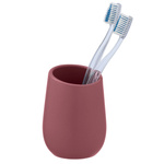 Pahar ceramic pentru periuțe de dinți BADI, gri, Wenko