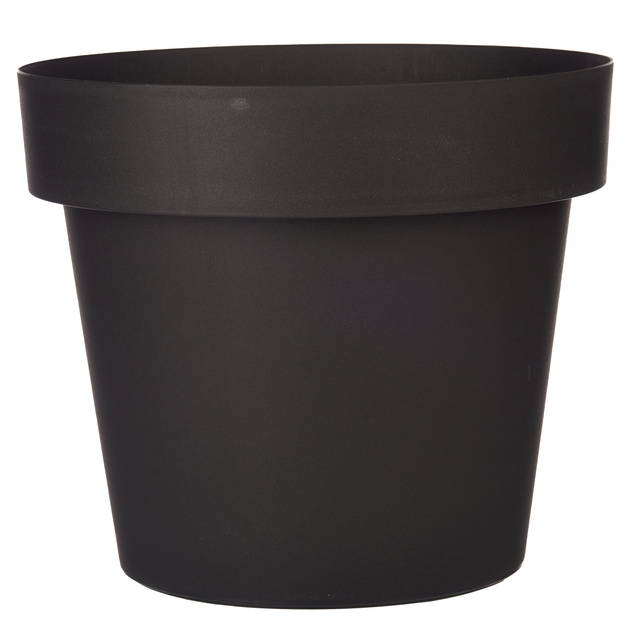 Ghiveci cu auto-udare, plastic, antracit