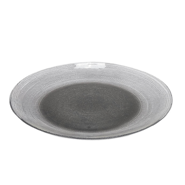 Farfurie plată din sticlă LAKRIS, Ø 28 cm